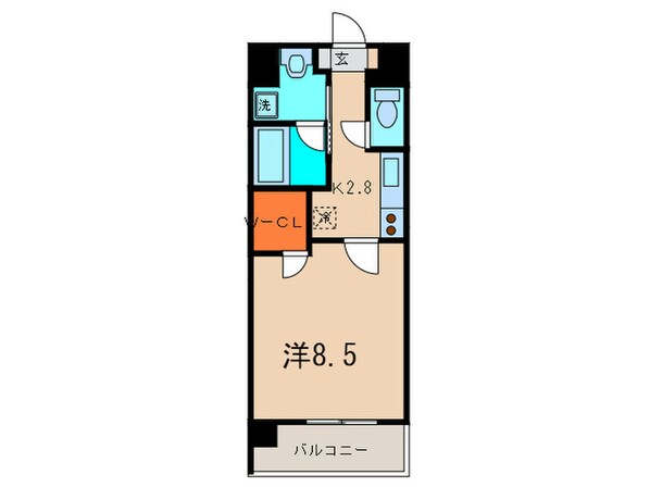 メイプルコ－ト布池の物件間取画像